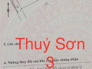 Đất  Thủy Sơn  3, Khuê Mỹ, NHSơn, Đ Nẵng, 225m2/13,6  tỷ