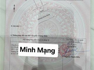 2 lô Đất đường Minh Mạng, Khuê Mỹ, NHSơn, Đ Nẵng, 200m2/23,5 tỷ