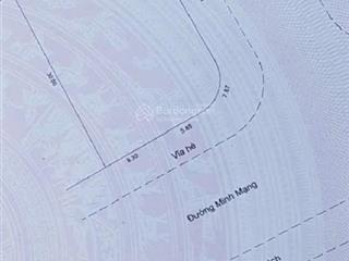 597m2/46 tỷ đất tmd vụ góc minh mạng và đường 10,5m .khu saphia sát bãi tắm sơn thủy