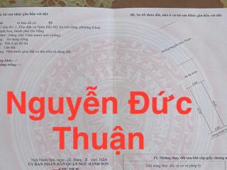 90m2/10 tỷ.đất nguyễn đức thuận,sát quận ngũ hành sơn,bv 600 giường.