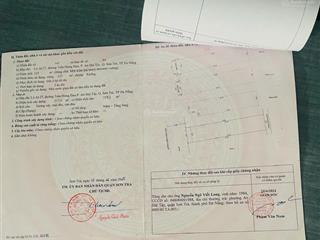 250m2 / 89 tỷ đất đường trần hưng đạo, sát cầu rồng đà nẵng.