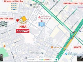 Cần bán gấp 2 lô đất full thổ cư trung tâm biên hòa sổ riêng chính chủ (189m2+790m2)