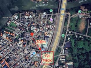 Đất xây dựng 9 tầng thích hợp làm chdv, vp cách metro an phú chỉ 300m