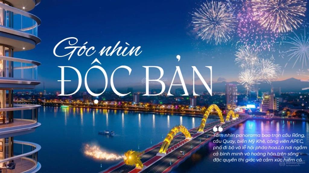 Siêu phẩm căn góc 3pn the legend ban công 15m, view triệu đô ôm trọn sông hàn & biển mỹ khê