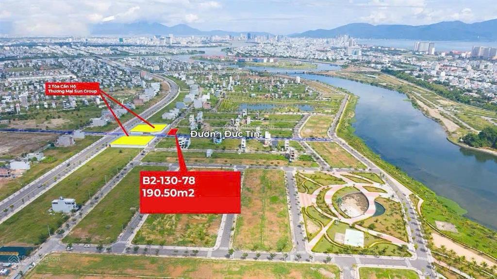 Bán lô góc đối diện chung cư 25 tầng, đường 7m5 đường bờ quan 3 trục thông siêu đẹp