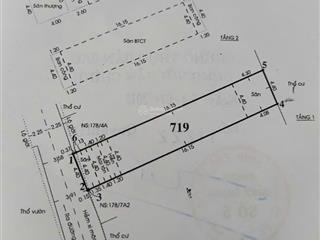 Bán nhà hai lầu hẻm 5m đg trường chinh, p tân hưng thuận, q12, dt 100m2, giá 6,5 tỷ