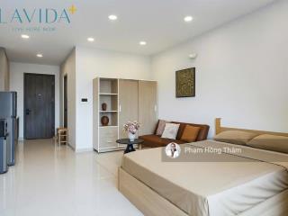 Cho thuê căn hộ officetel lavida plus q7, dt 43m2, 1wc, đủ nội thất, giá 9.5tr/th.  0933 888 ***