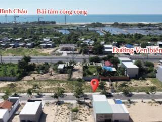 Đất tái định cư bình châu sát bên bãi tắm công cộng