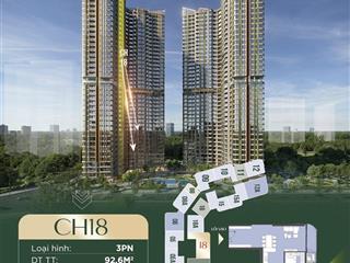 Bán căn hộ chung cư cao cấp 3pn 92,6m2 masterrisehomes lumiere evergreen