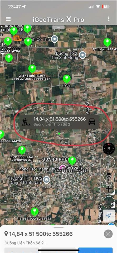 Bàn cờ cam thành nam đường nhựa 10 mét giá tốt nhất khu vực mua vào đảm bảo sinh lời luôn