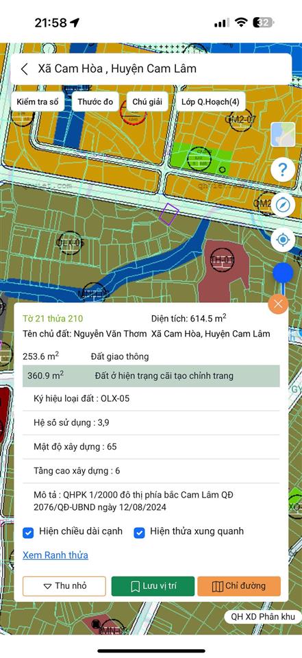 Lô đất view sông trực diện bến thu thuyền full thổ đường 29 mét