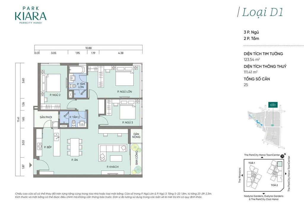 Quỹ căn giá siêu tốt park kiara hà nội giá chuẩn không ảo