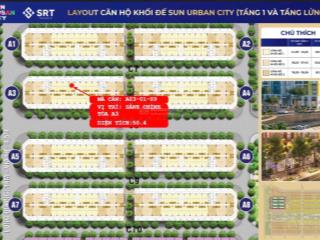 Bán căn shophouse khối đế cạnh sảnh lễ tân đẹp nhất toà a3