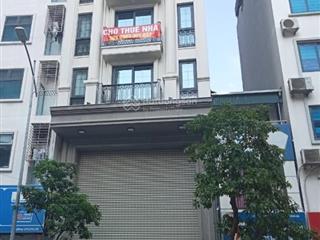 Cho thuê nhà phố trung kính  yên hoà, diện tích 75m x 5 tầng, mặt tiền  6m, có thang máy, pccc