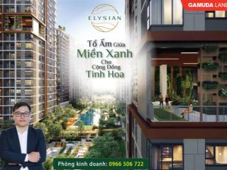 Mở bán đợt cuối rổ hàng đẹp nhất elysian, miễn phí ql 5 năm, booking ưu đãi 10% còn 5 suất duy nhất