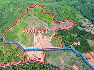Bán gấp lô đất 5,7ha làm farm tại thị trấn khánh vĩnh giá siêu rẻ chỉ 140k/m².