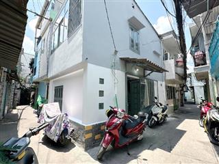 Nhà góc mới 2 tầng hẻm thẳng Nguyễn Duy P9 Q8. Giá 2.88 tỷ TL