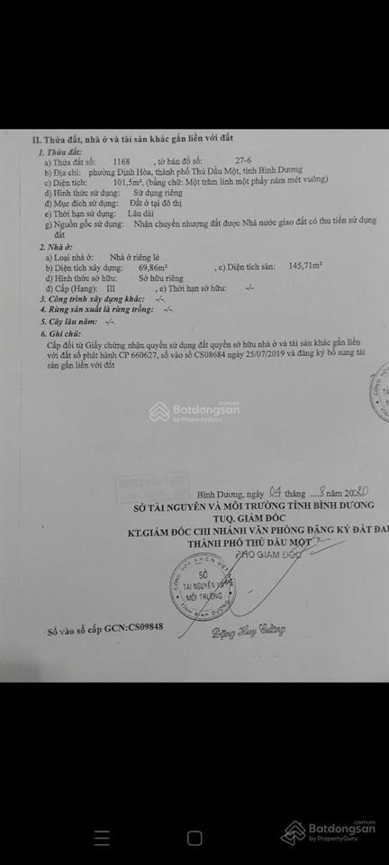 Chủ cần bán ngôi nhà định hoà mặt tiền dx83 gần trường lái xe an cư nhà hoàn công sẵn giá 3,75 tỷ