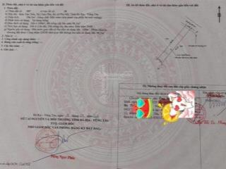 Cắt lỗ lô đất phú mỹ sẵn 100m2 thổ cư, mặt tiền đường nhà nước