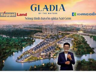 Biệt thự đơn lập ngang 14mx18 xây dựng bởi keppel và khang điền. giá chỉ từ 228triệu/m2
