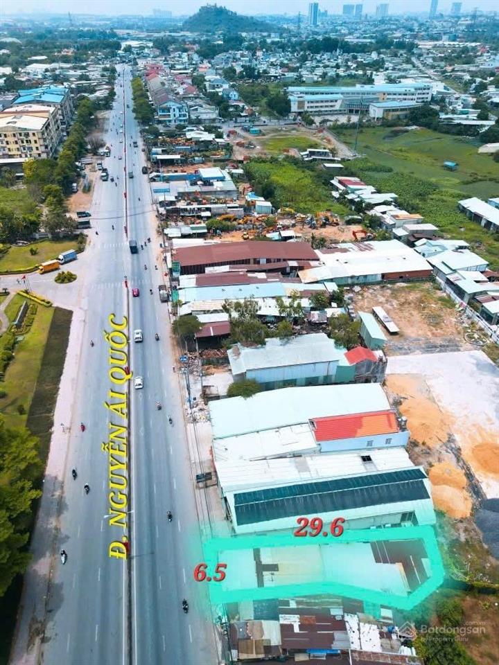 Bán gấp lô đất 197m2 mặt tiền ql 1k chợ hoá an  5,9 tỷ