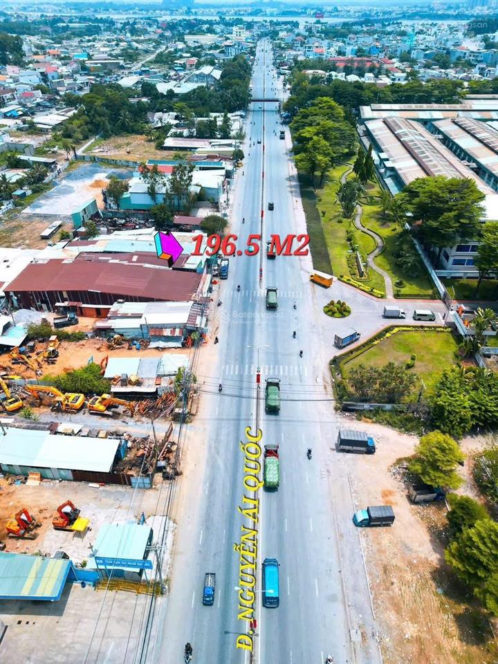 Bán gấp lô đất 197m2 mặt tiền ql 1k chợ hoá an  5,9 tỷ