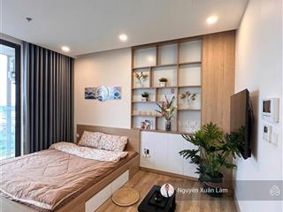 Cần bán căn 30m2 studio full đồ đẹp view sông hồng giá rẻ 2,550 tỷ bp solforet  ecopark