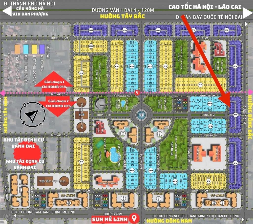Quá rẻ lk hud mê linh giai đoạn 2 đóng tiến độ chuyển nhượng 70%hđmb 10.18 tỷ.  0903 270 *** zalo