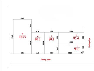 Bán lô góc đất xóm gà, xã cổ loa. diện tích 90m2, đường thông ô tô. giá đầu tư.