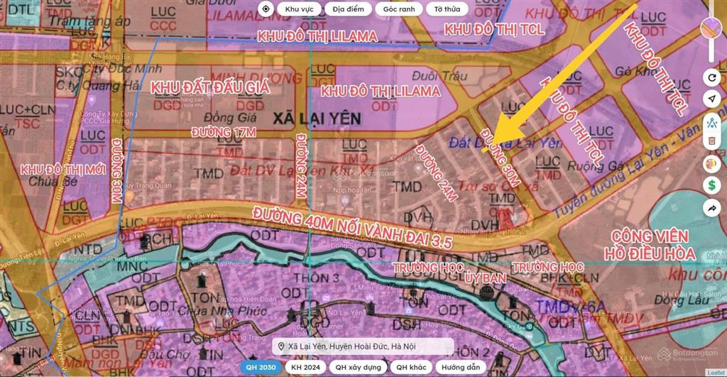 Bán gấp 72m2 đất dịch vụ lại yên giá cực tốt