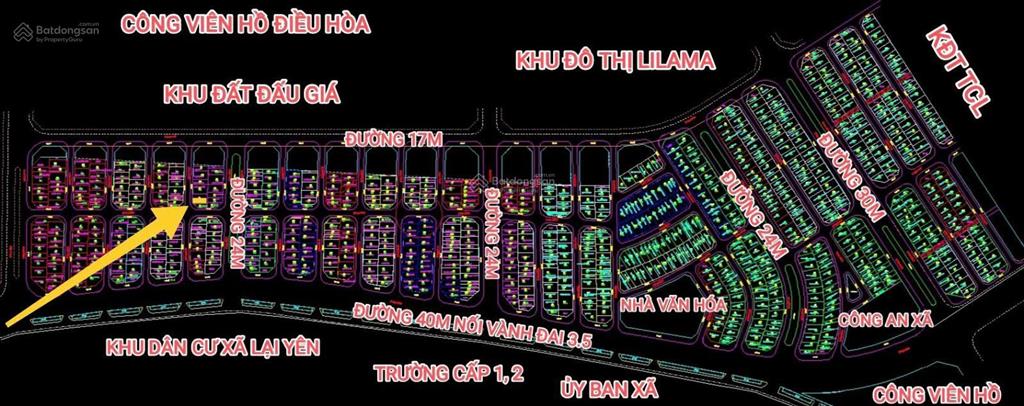 Bán 75m2 đất dịch vụ lại yên lô áp góc cực thoáng, giá mềm