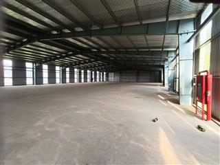 Kho xưởng đầy đủ pccc, xuất vat, xe công vào, dt 2260m2 mặt đường biên giang, hà đông, 65k/m2
