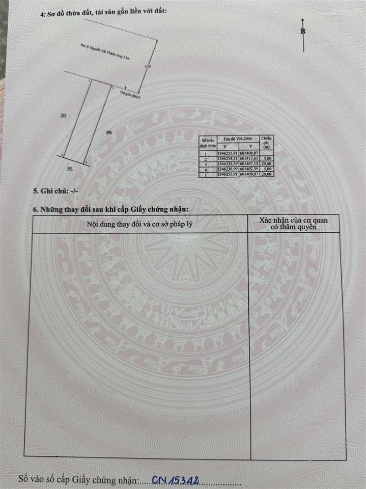 Mặt tiền nguyễn tất thành, phường nam nha trang sổ đỏ đất tái định cư