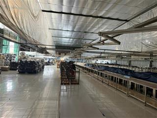 Sang xưởng may có sẵn máy móc thiết bị nhà xưởng diện tích 2.300m2 tại nguyễn văn quá quận 12 tphcm
