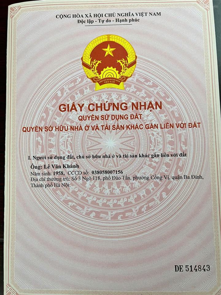 Đất thổ cư tổ 9 thị trấn quang minh mê linh hà nội, mặt tiền 16 m nở hậu sâu 18 m đường ô tô 4m