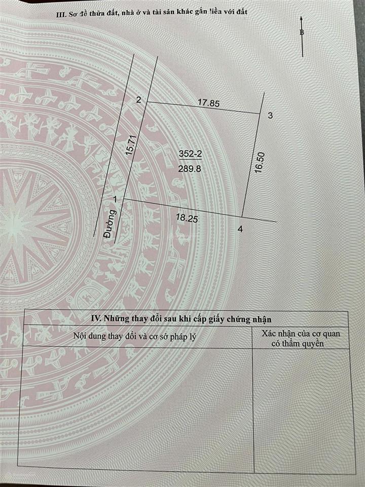Đất thổ cư tổ 9 thị trấn quang minh mê linh hà nội, mặt tiền 16 m nở hậu sâu 18 m đường ô tô 4m