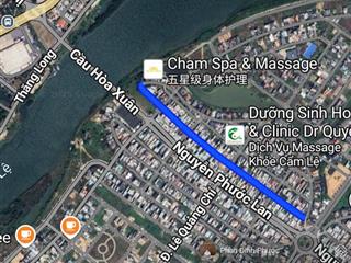 Bán đất đường ngô huy diễn  đảo 1  gần cầu hòa xuân