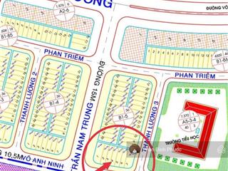 Bán cặp đất mặt tiền đường 10m5 võ an ninh  hoà xuân