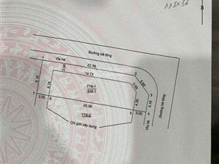Đất đấu giá cầu lọc ngọc tảo 3 mặt thoáng, 2 mặt tiền, công viên trước sau