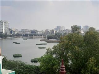 Hạ 70 ty mảnh đất view hồ hoàng cầu mặt phố mai anh tuấn 282m2 5tầng mt7.3m hậu 11.1m 139tỷ đống đa