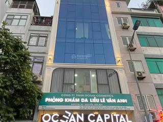 Mặt phố lô góc vỉa hè đá bóng kd cho thuê 120tr/th xã đàn 70m2 7 tầng thang máy mt 5m 65 tỷ đống đa