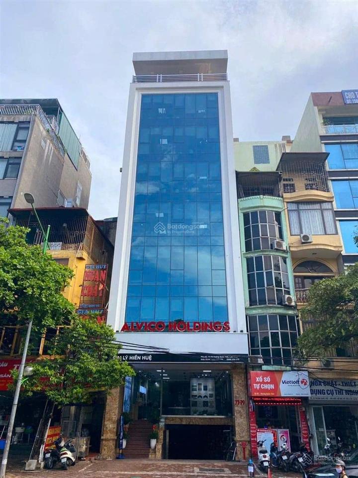 Tòa vp vỉa hè 10m thang máy thuê 80tr/th mặt phố nguỵ như kon tum 72m2 7tầng mt5.2m 65tỷ thanh xuân