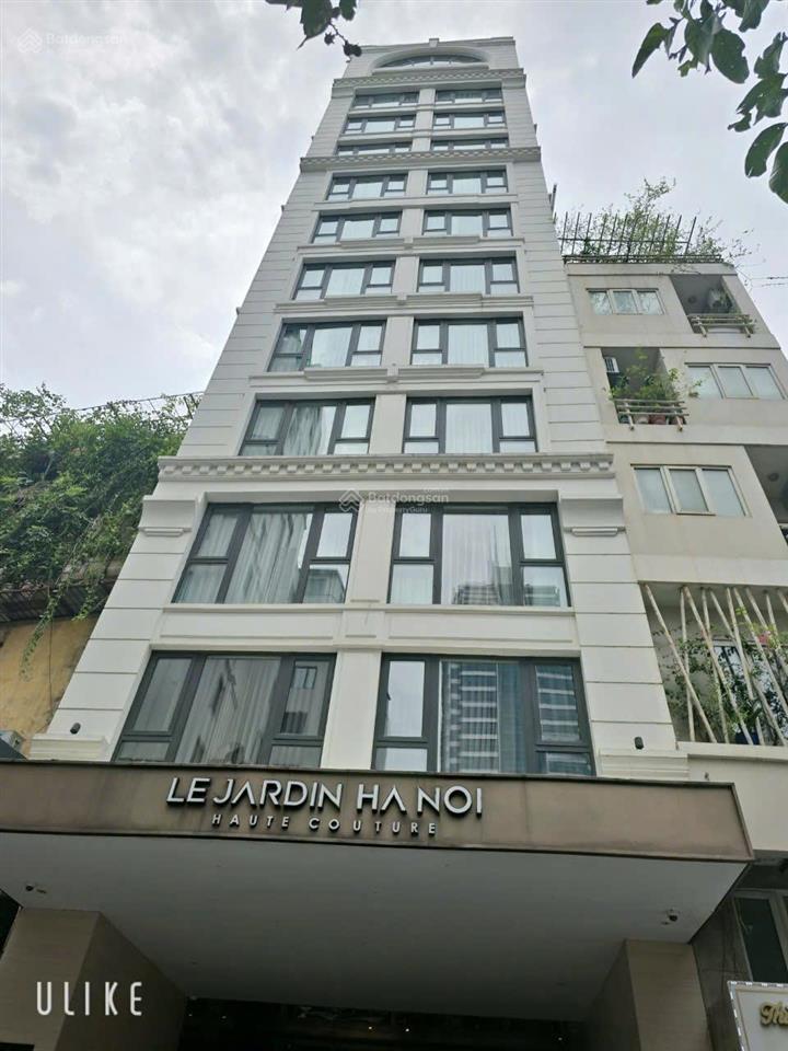 Khách sạn dt 500tr/tháng mặt phố nguyễn trường tộ 150m2 15tầng thang máy 01hầm mt6.5m 170tỷ ba đình