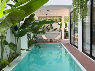 Chào bán căn villa hồ bơi đẳng cấp mặt tiền view sông cực vip, khu biệt thự đảo vip hòa xuân