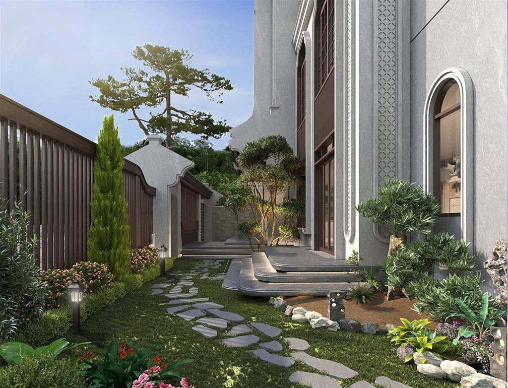 Chính chủ gửi bán căn góc dt 420m vin villas, view vườn hoa diện tích xây dựng 420m2, giá tốt lắm ạ