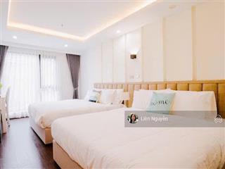 Bán khách sạn mặt phố cầu gỗ, 105m2, 9 tầng thang máy, mặt tiền 4.5m, 109 tỷ, kinh doanh đỉnh