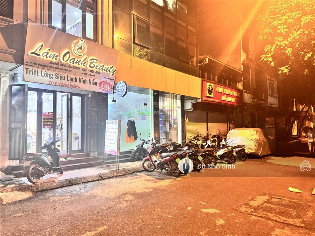 Bán nhà mặt phố văn quán  64m  hai mặt tiền  kinh doanh ngày đêm  giá thoả thuận.  0961 118 ***