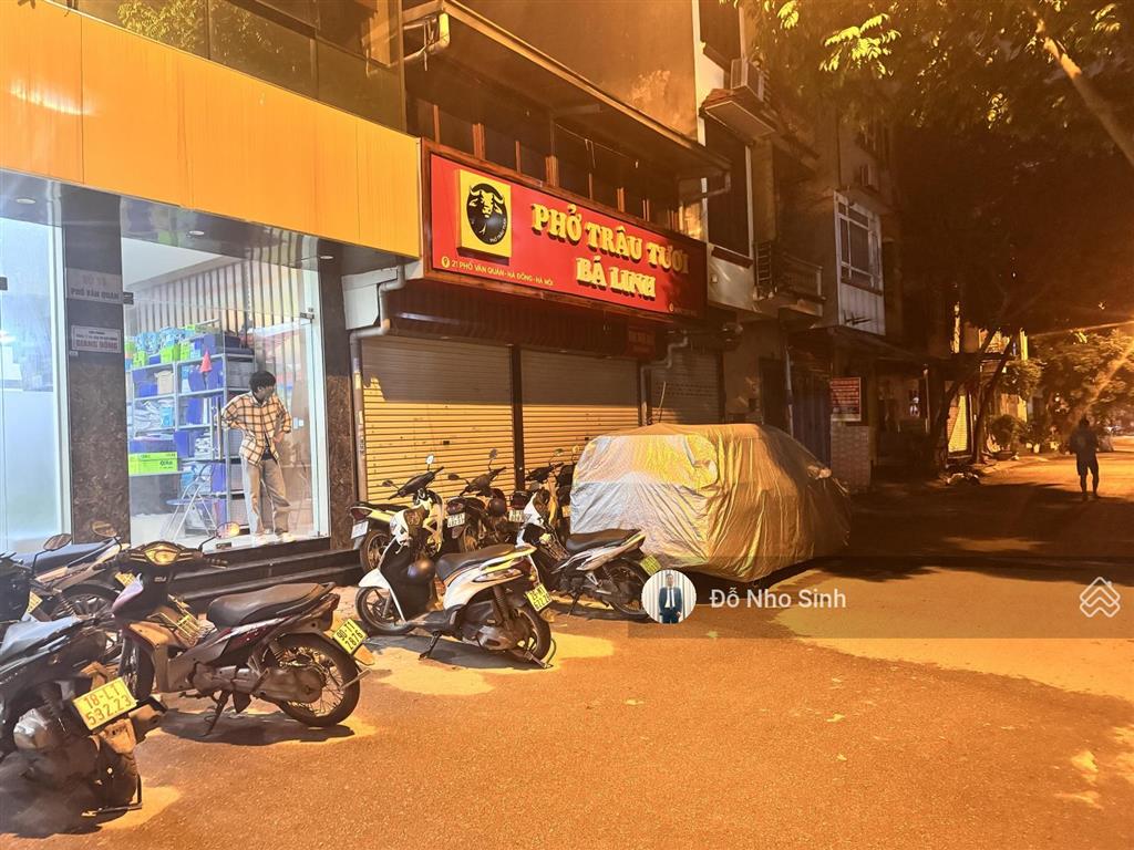 Bán nhà mặt phố văn quán  64m  hai mặt tiền  kinh doanh ngày đêm  giá thoả thuận.  0961 118 ***