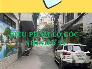 Nhà lô góc ngõ ba gác kinh doanh lạc long quân tây hồ 6.2 tỷ