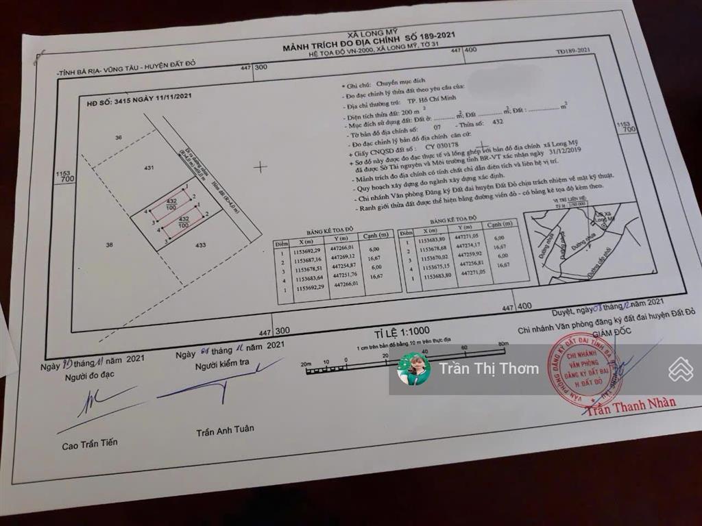 Bán 659,2m2 đất biển phước hải  brvt